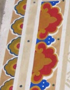 Detail of Chinese Design stenciled floor